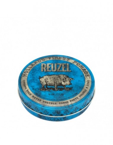 Blue Strong Hold High Sheen Pomade-Pomāde stiprai fiksācijai un izteiktam spīdumam 113g