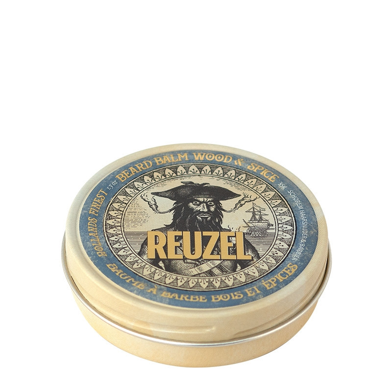 Beard Balm Wood &amp, Spice - Vieglas līdz vidēji stipras fiksācijas nogludinošs un mitrinošs bārdas kondicionieris 35g