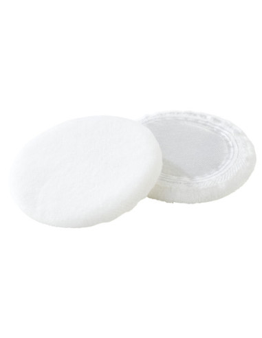 Powder box, velor round, 60mm, 2 pcs / pack