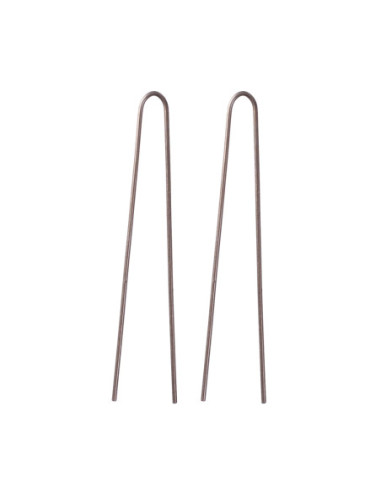 Bobby pins, 70mm, straight, brown 200g