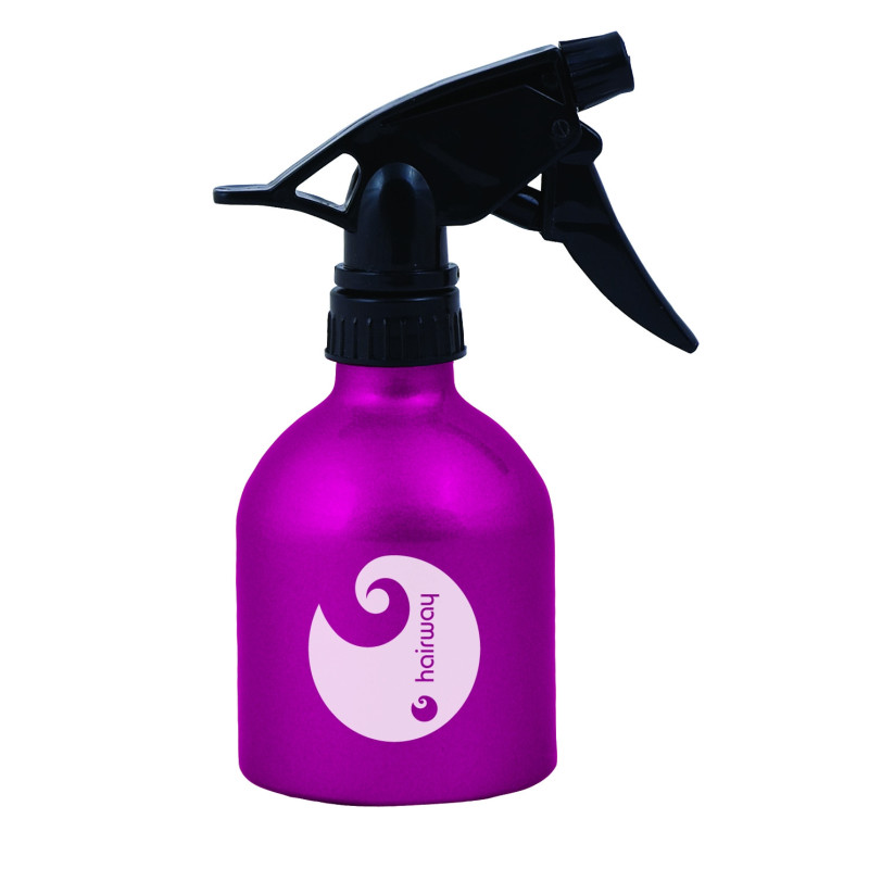 Spray bottle aluminum, pink, 250ml.