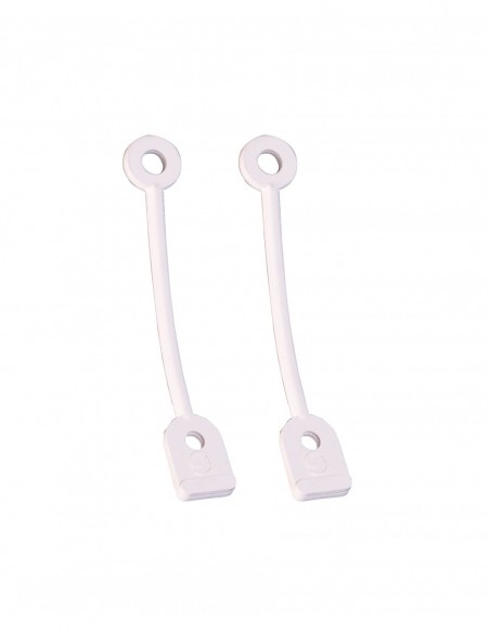 Gummi för hårlocktänger, rundade, korta, 1-pack/50 st.