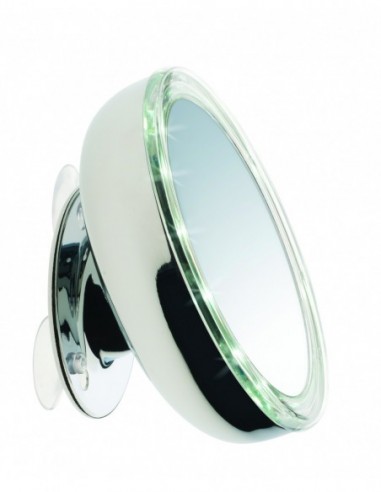 Mirror in Oslo with LED light and 3 * magnification, 13cm