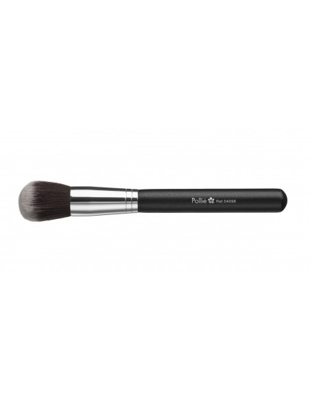 Kabuki-borste, för puder och rouge, rund, nylonborst, 18,3 cm