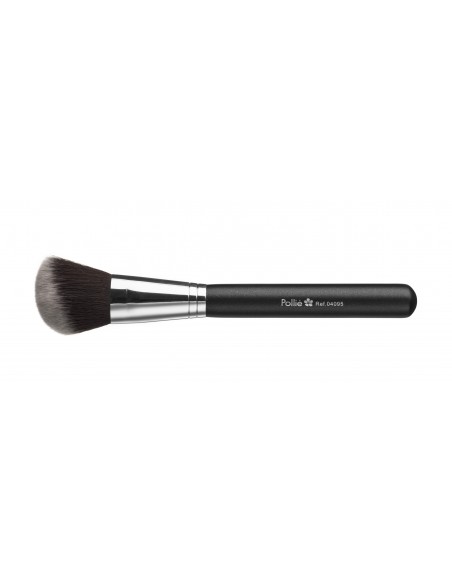 Kabuki-borste, för puder och rouge, snedställd, nylonborst, 17,2 cm
