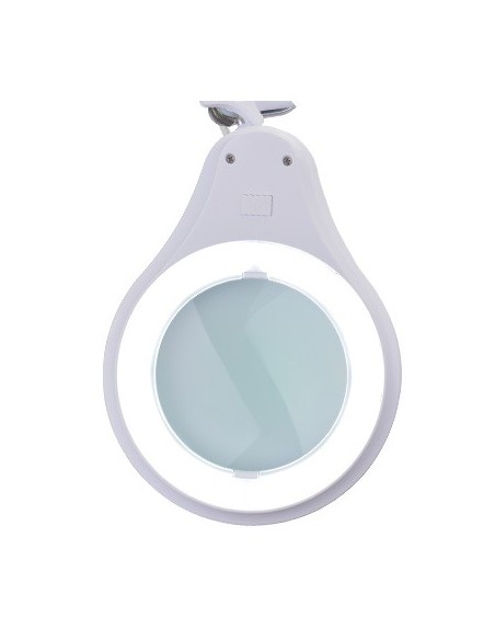 Förstoringslampa på golvstativ, LED, 5 dioptrier, 4 ljuslägen