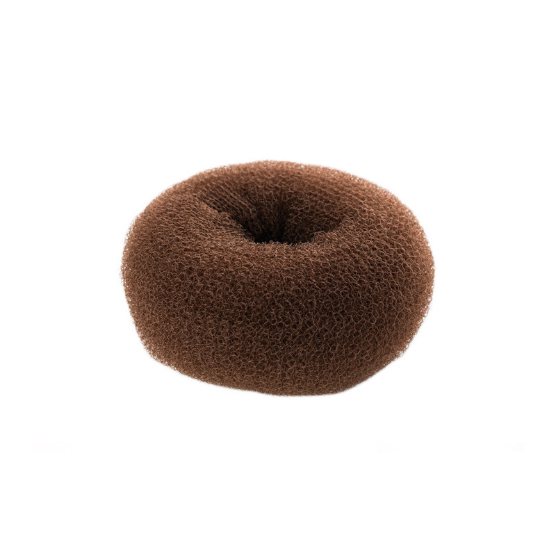 Hårknut, brun, 4,5 cm, rund
