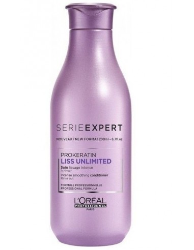 Nogludinošs kondicionieris nepakļāvīgiem matiem L'Oreal Professionnel Serie Expert Liss Unlimited 200ml