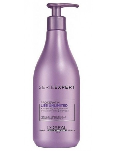 Nogludinošs šampūns nepakļāvīgiem matiem L'Oreal Professionnel Serie Expert Liss Unlimited 500ml