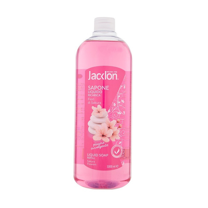 JACKLON RICARICA Šķīdras ziepes, sakuras ziedi,1000ml