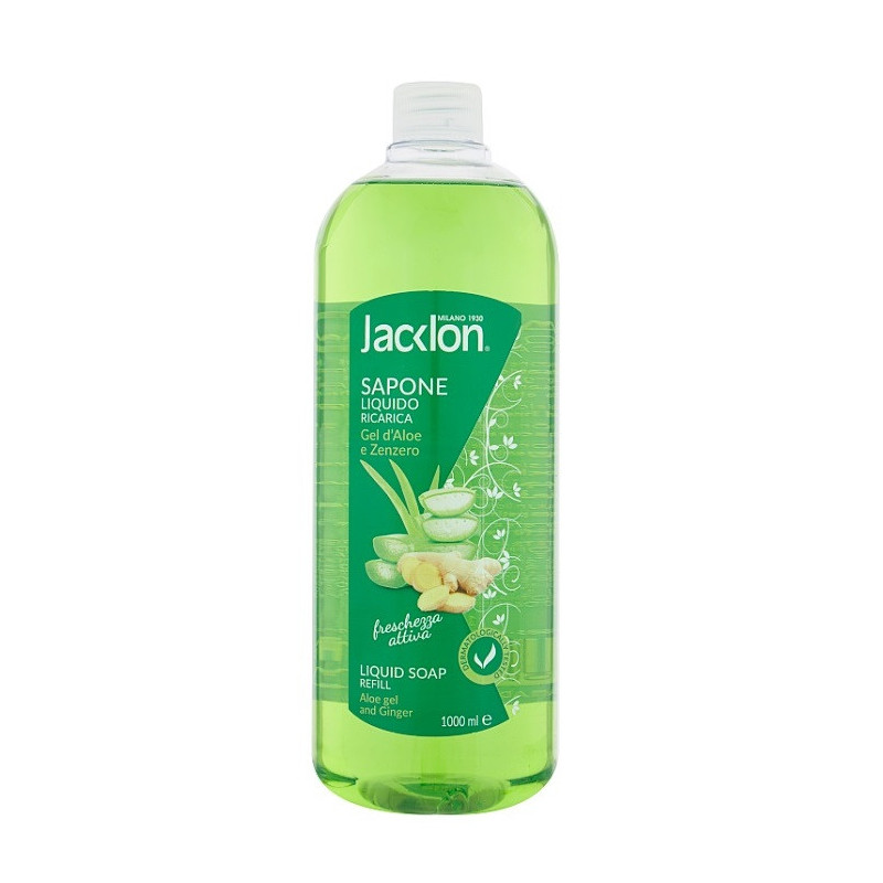 JACKLON RICARICA Šķīdras ziepes, alveja/ingvers,1000ml