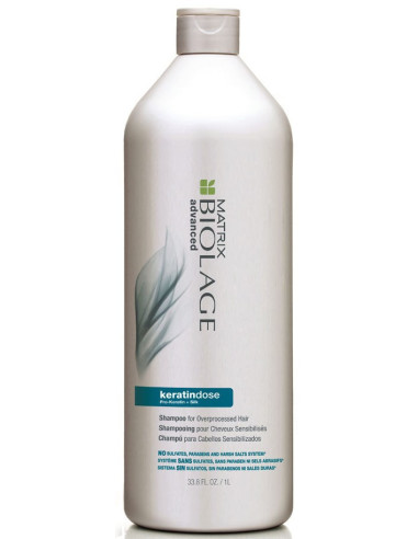 BIOLAGE KERATINDOSE SHAMPOO FOR OVER-PROCESSED HAIR 1000ML