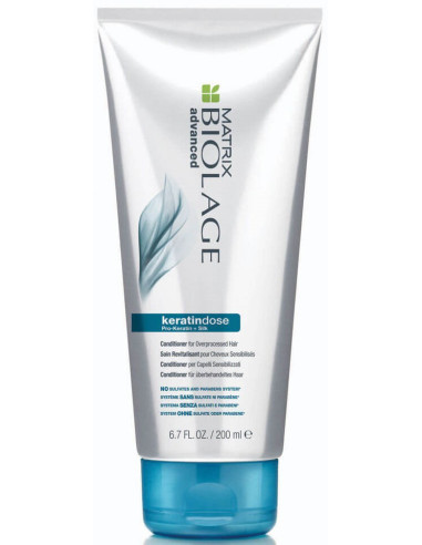 BIOLAGE KERATINDOSE CONDITIONER FOR OVER-PROCESSED HAIR 200ML