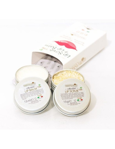 SkinSystem Lip Volume and Care Set (skrubb 15 g + balsam 15 ml)
