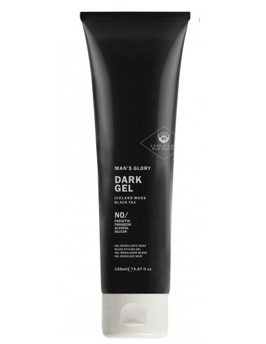 DEAR BEARD Man's Glory Hair gel, black, easy fixation, 150ml