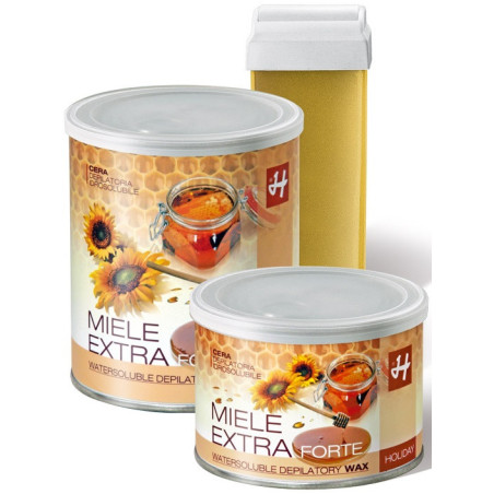 Vattlöslig vaxpatron för semester (honung/citron) 100 ml