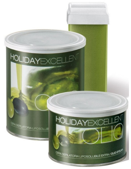 HOLIDAY EXCELLENT Epileringsvax med olivolja, allergivänlig 800 ml