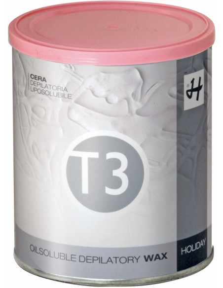 HOLIDAY T3 hårborttagningsvax (titandioxid-rosa) 800ml