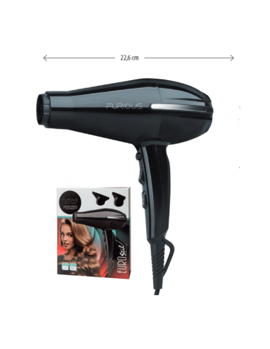 Hårtork FURIOUS (joner, keramik,...