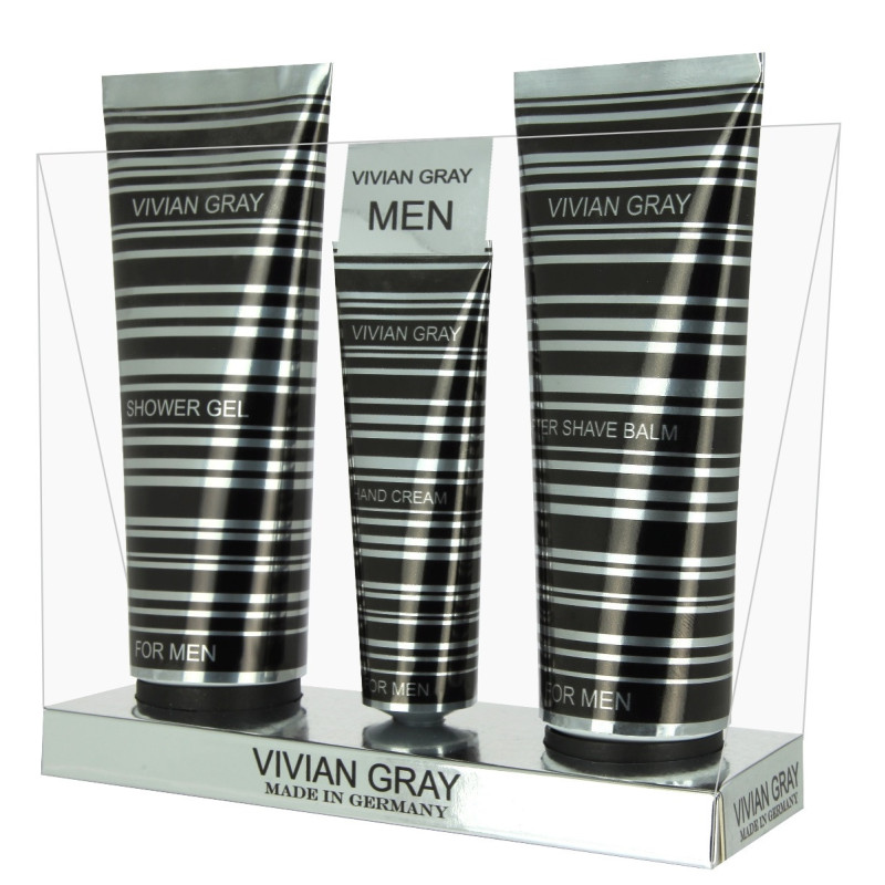 For Men Komplekts Dušas želeja+losjons ķremenim+krēms rokām 2*100ml+30ml