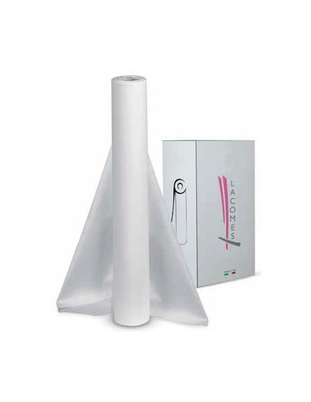Dagbäddsöverdrag i rulle, papper+polyeten, 60 cm x 100 m