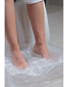 Påsar för fotbad, polyeten,...