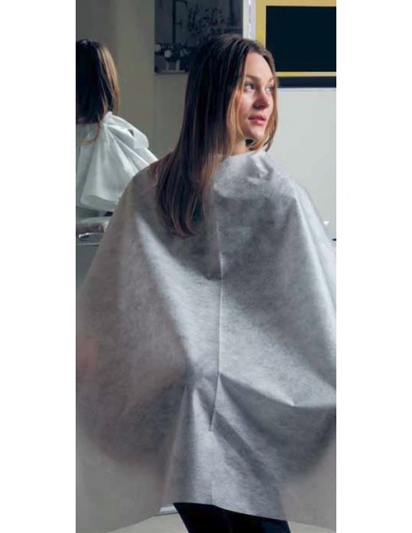 Hårklippningskappa, non-woven material, engångs, 120x130 cm, 100 st.
