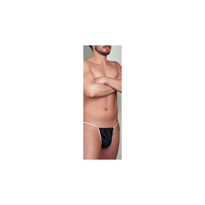 Men's disposable underpants, non-woven material, black, 100pcs.