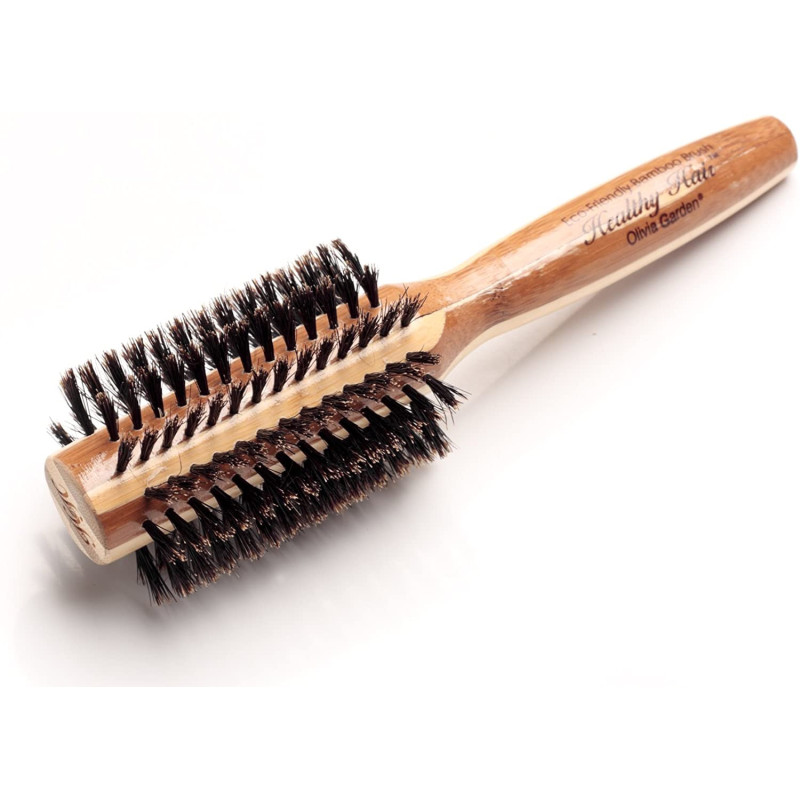 Viegla bambusa suka OLIVIA GARDEN HEALTHY HAIR ECO-FRIENDLY BAMBOO BRUSH, mežacūkas sariem, Ø 30 mm