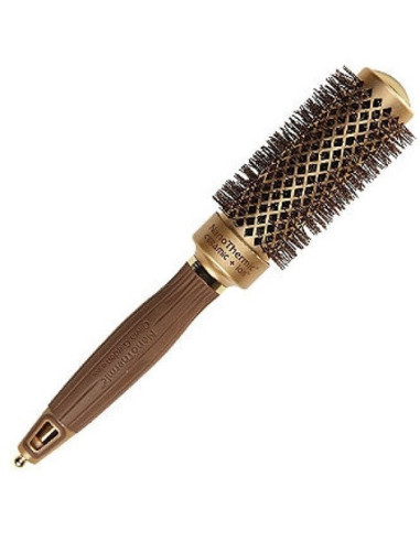 Thermal brush OLIVIA GARDEN NANOTHERMIC THERMAL BRUSH, ceramic, nylon, with ionic, antistatic, Ø 34mm