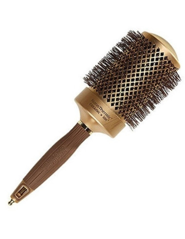 Thermal brush OLIVIA GARDEN NANOTHERMIC THERMAL BRUSH, ceramic, nylon, with ionic, antistatic, Ø 64mm