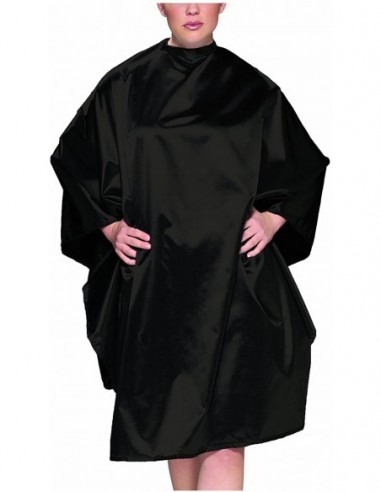 Cape CHARM, polyester, with Velcro, black, 137x150cm