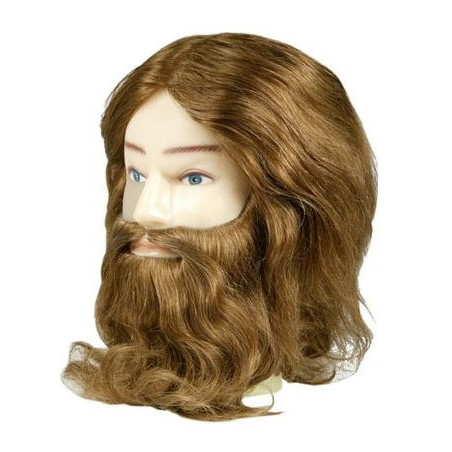 Skyltdocka KARL, man, 100% naturligt hår, 20-25 cm