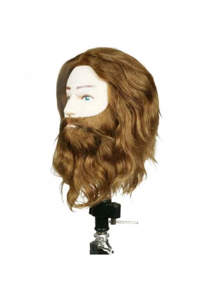 Skyltdocka KARL, man, 100% naturligt hår, 20-25 cm