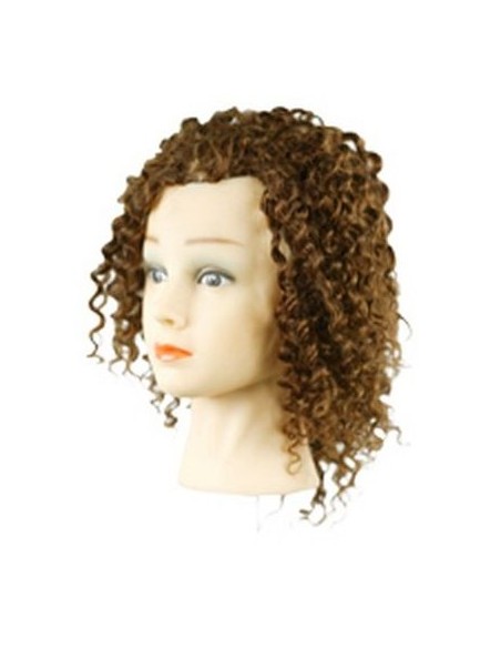 Skyltdocka Guliana, 100% naturligt hår, lockigt, 25-30 cm