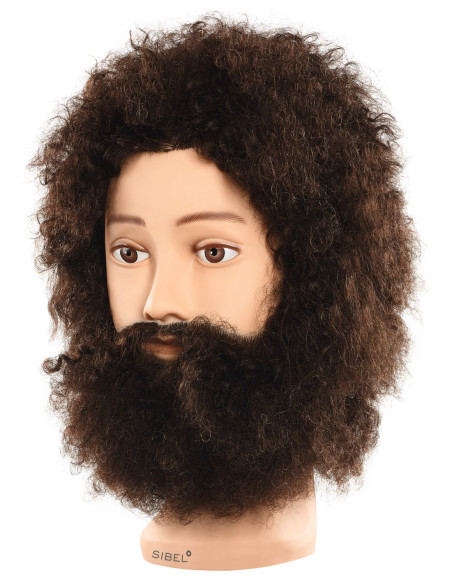 Skyltdocka Gustav, man, 100% naturligt hår, 20 cm