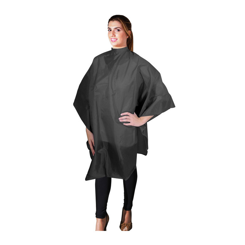 Cape, polyester, 136x124cm, velcro, black