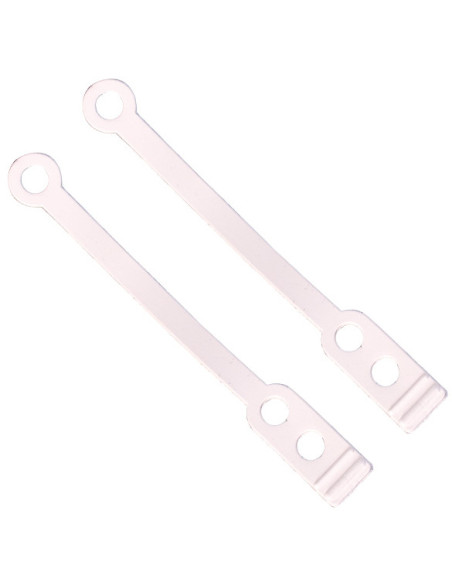 Reservresår för papiljotter, platt, lång 90 mm, 50 st.