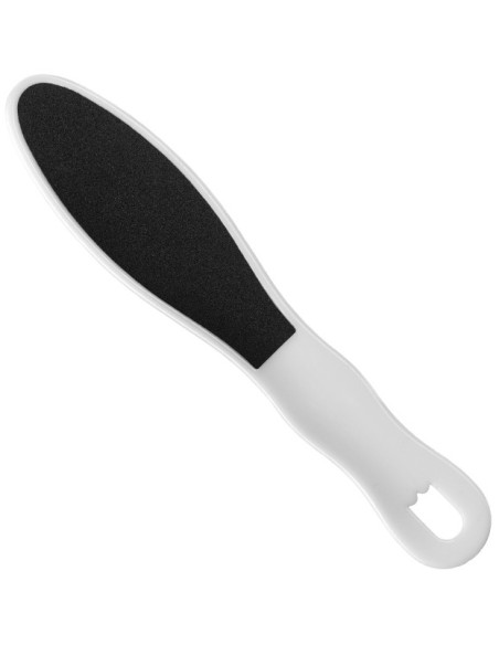 Pedikyrfil, dubbelsidig, stor, vit, plastkropp
