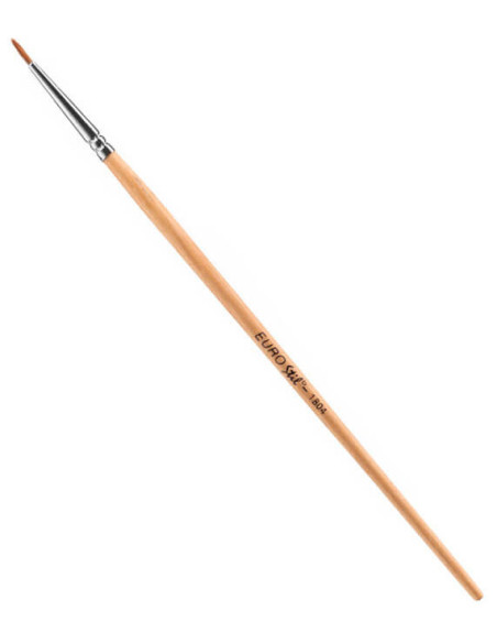 Eyeliner-/skuggborste, sobelborst, 17,5 cm