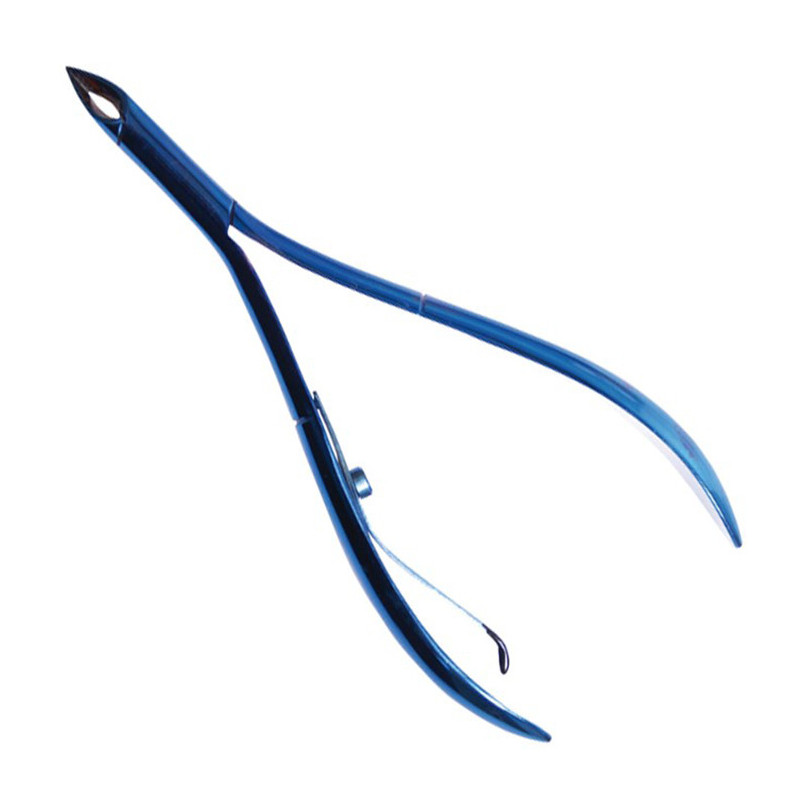 Nagelbandsavbitare, titan, blå, 10 cm
