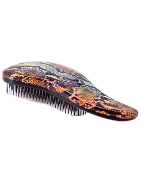 D-Méli-Mélo Sassy Snake Detangling Brush, Brun