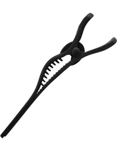 Klämmor för att separera trådar, plast, med tänder, 13 cm, 4 st.