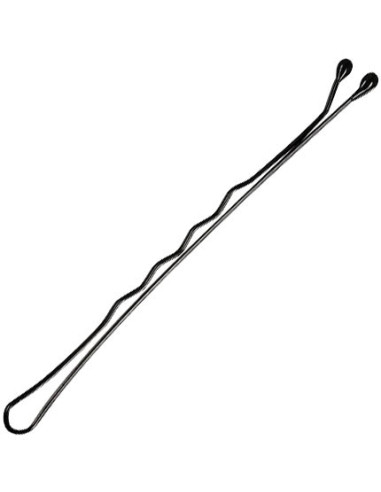 Hårspännen, vågiga, 7 cm, svarta, 24...