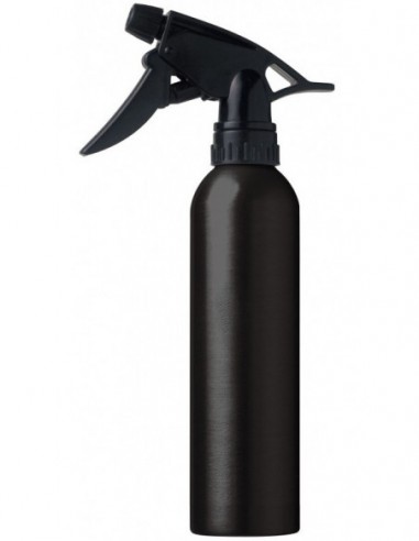 Spray bottle with a micro diffuser, aluminum, black