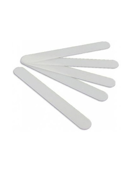 Spatel, plast, 10,9 cm, vit, 12 st. förpackning