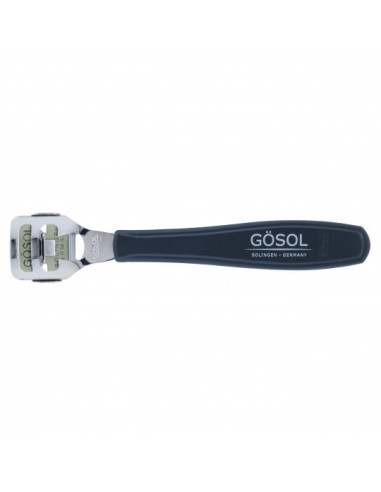 GOSOL fotbehandlingskniv, svart