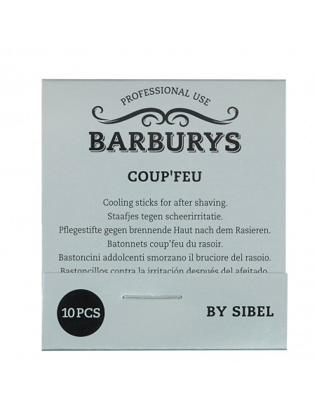 BARBURYS Blodstoppande After Shave-tändstickor, platta, 10 st.