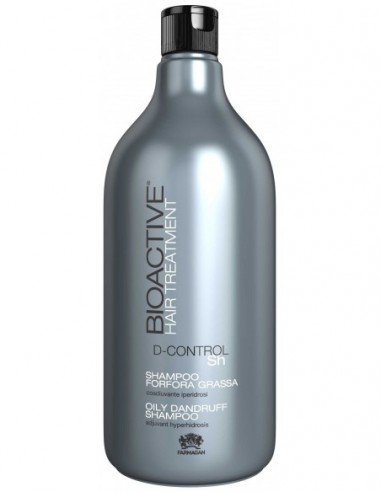 BIOACTIVE D-CONTROL Šampūns pret blaugznām taukainiem matiem 1000ml