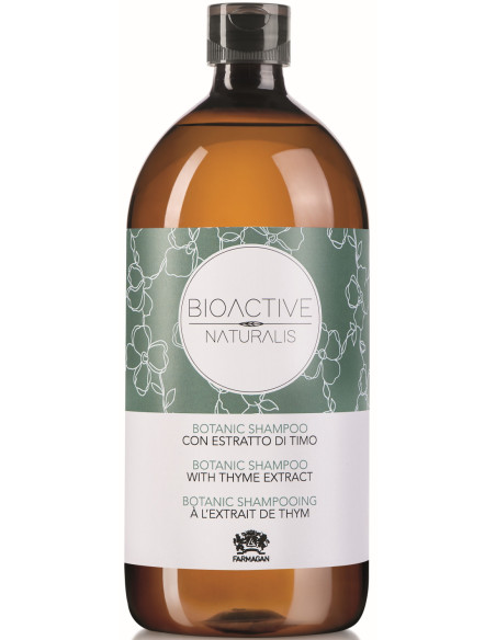 BIOACTIVE NATURALIS Schampo, med timjan- och olivextrakt, för färgat hår 1000 ml